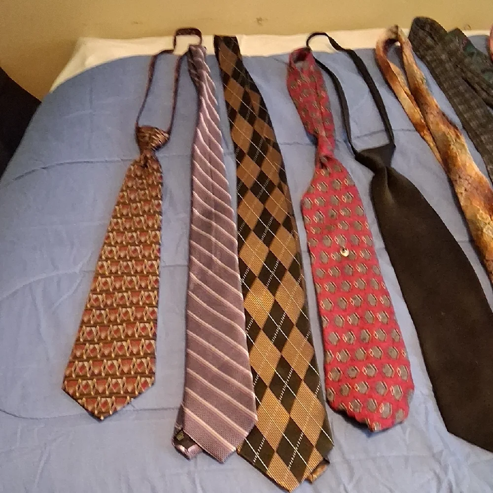 Assorted Patterned Ties Collection - Picture 5 of 10